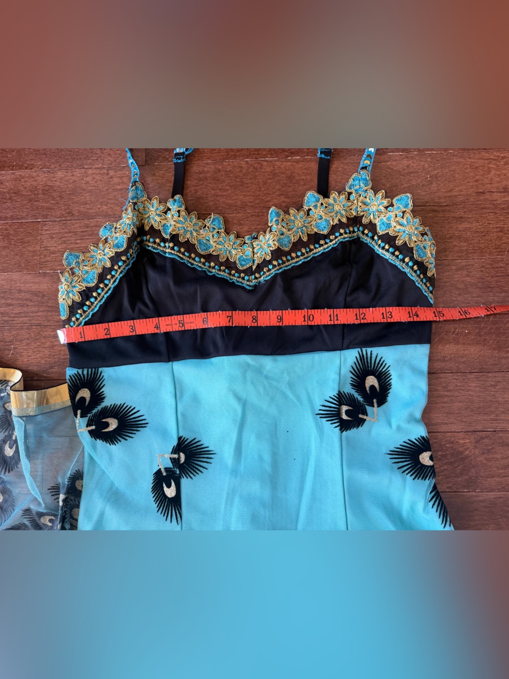 HALLOWEEN Leg Avenue Sari Siren Peacock Costume - Picture 5 of 10